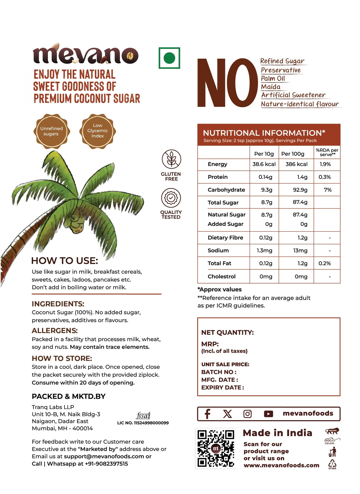 Premium Coconut Sugar Jaggery
